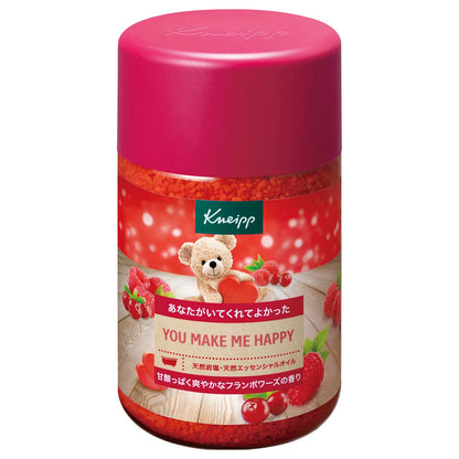 Kneipp Bath Salt Raspberry Scent 850g Relaxation and Wellness