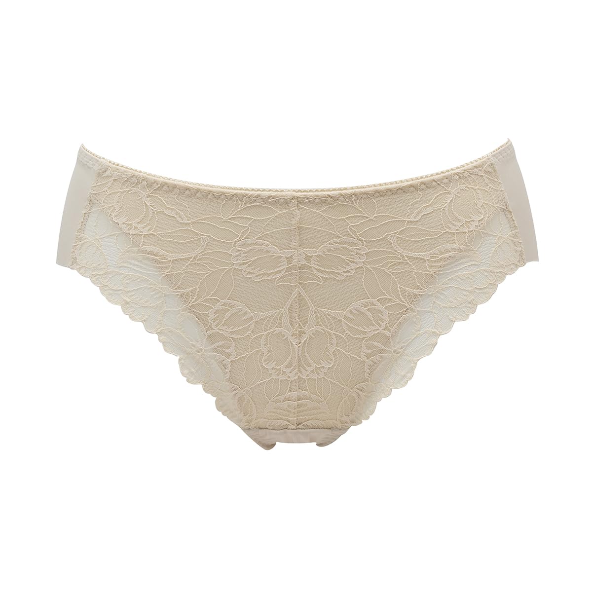 LECIEN Comfortable Regular Length Non-Wire Shorts in Beige Size L