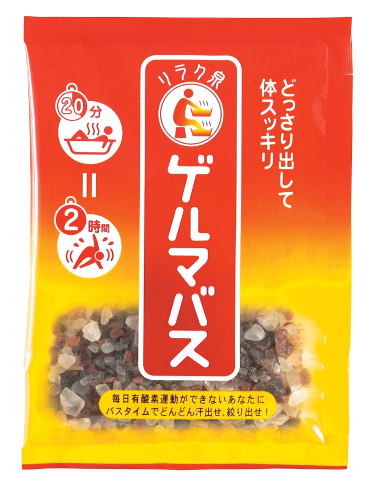 Riraku Izumi Gelma Bath Salt for Refreshing Relaxation 25g
