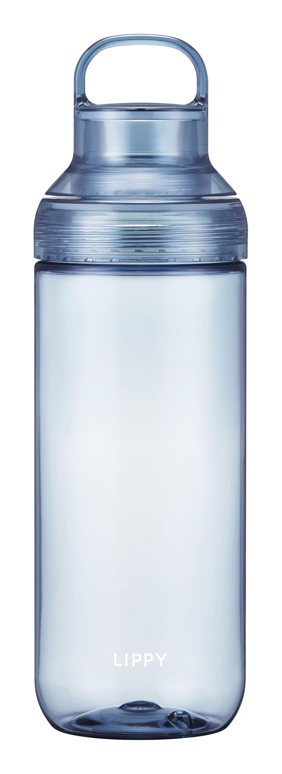 OSK Water Bottle 1000ml Lightweight Clear Blue Made in Japan