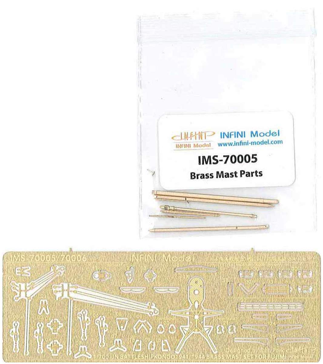 Infinity Models 1/700 Scale Model Parts for Japanese Battleship Kongou 1941