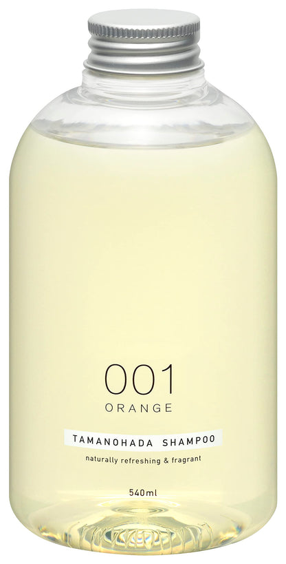 TAMANOHADA Shampoo 001 Orange 540ml for Japanese Skincare