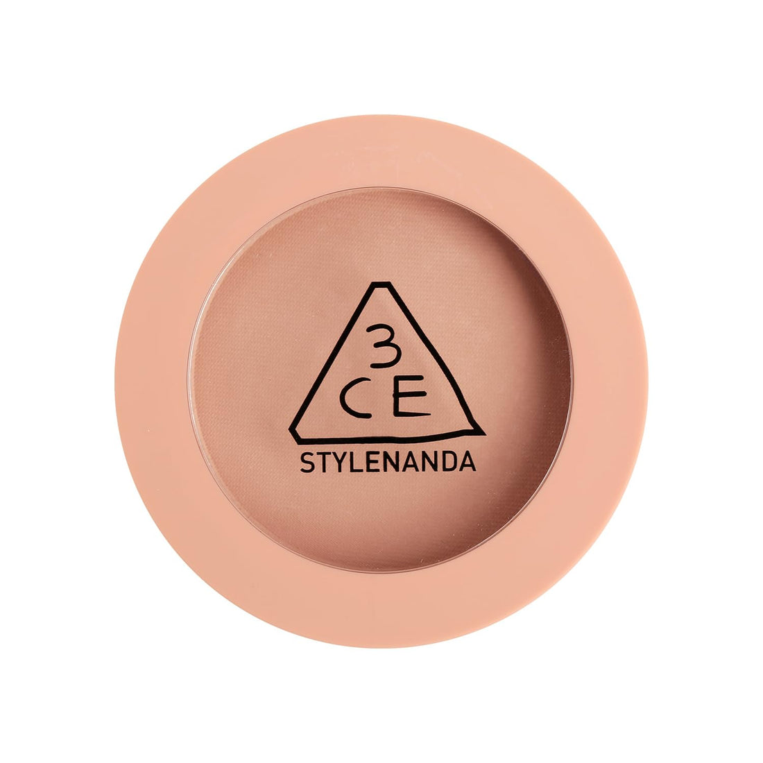 3CE Face Brush Nude Peach Powder Blush for Flawless Finish
