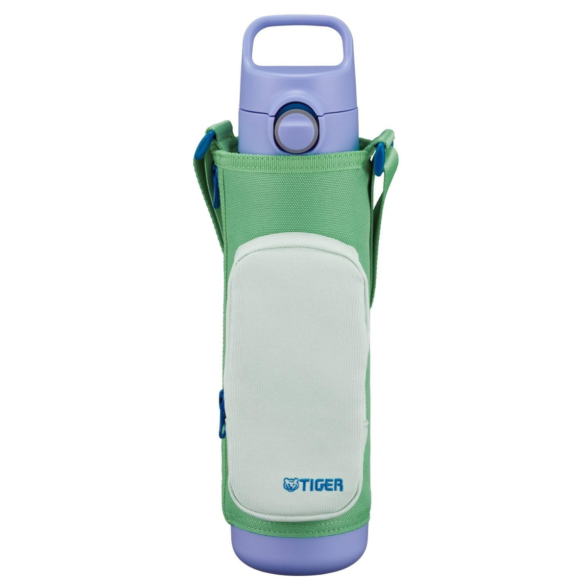 TIGER Stainless Steel Water Bottle 800ml with One-Push Cap
