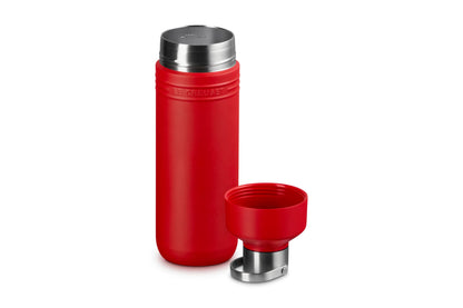 Le Creuset Stainless Steel Bottle 1000ml Cherry Red Vacuum Insulated