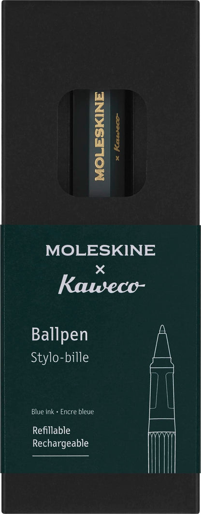 Moleskine Kaweco Ballpoint Pen Green Stylish Design