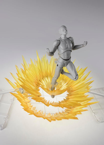 TAMASHII NATIONS SHOCK IMPACT Yellow Ver. Effect Parts for S.H. Figuarts 140mm
