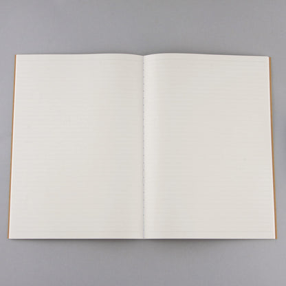 MUJI B5 Notebook with 6mm Ruled Lines Beige 30 Sheets