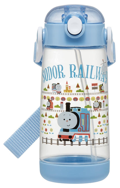 Skater Kids Water Bottle with Straw 480ml Thomas the Tank Engine