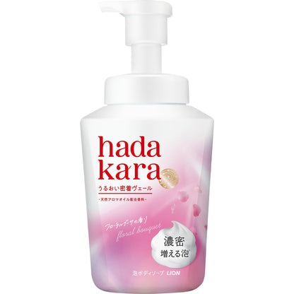 hadakara Moisturizing Body Soap Floral Bouquet Scent 540ml