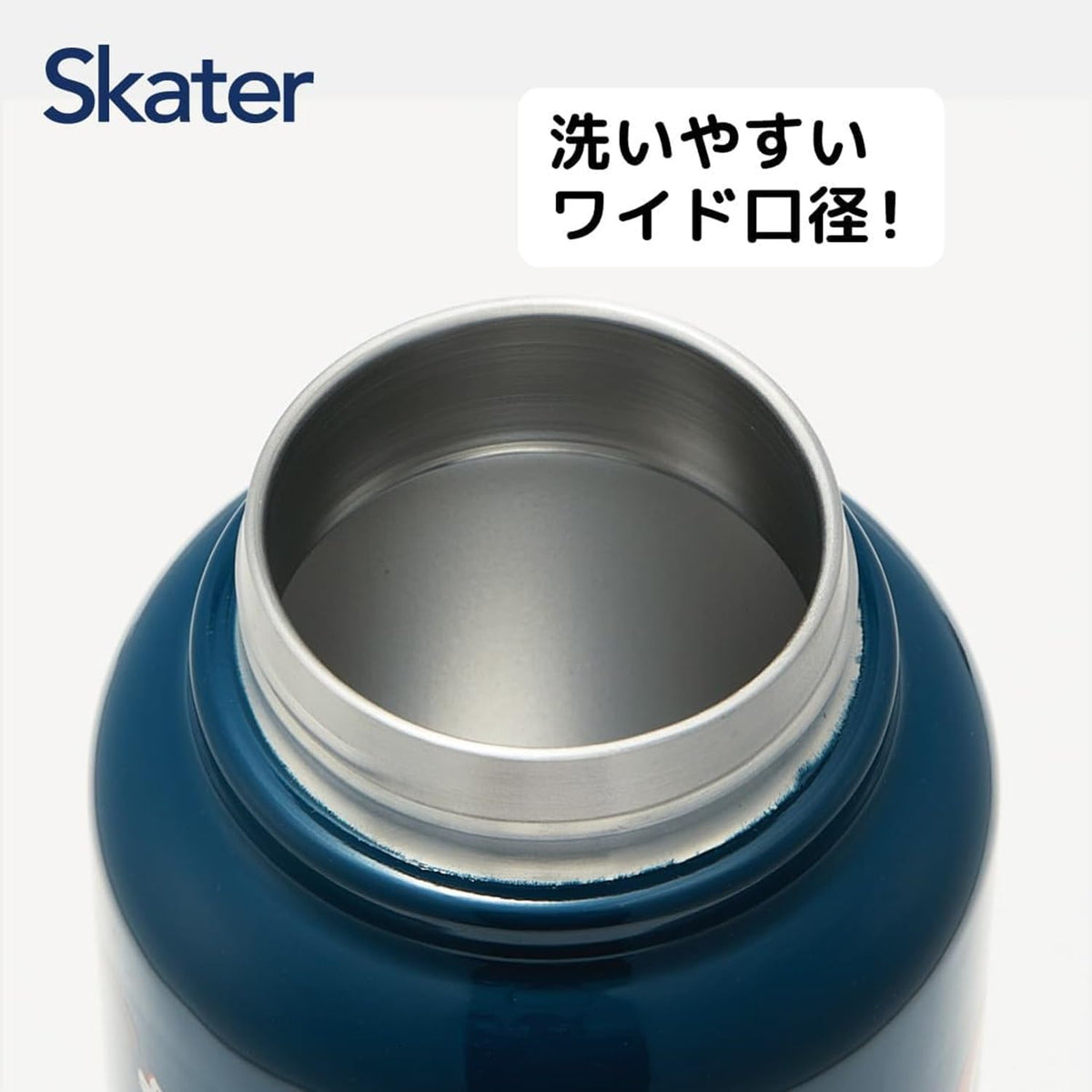 Skater Stainless Steel Insulated Mug Bottle 1000ml with Screw Handle