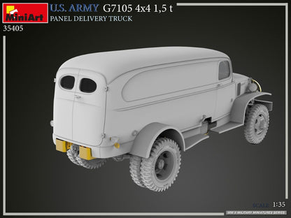Miniart 1/35 Scale American G7105 4x4 1.5 Ton Panel Van Model Kit