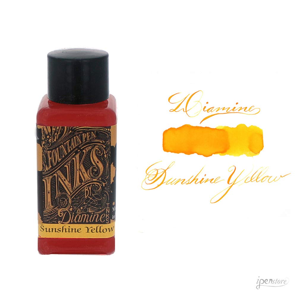 Diamine Bottle Ink Sunshine Yellow 30ml