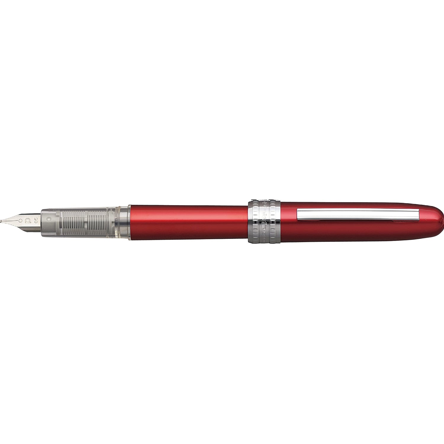 PLATINUM Plaisir Fountain Pen Fine Point Red