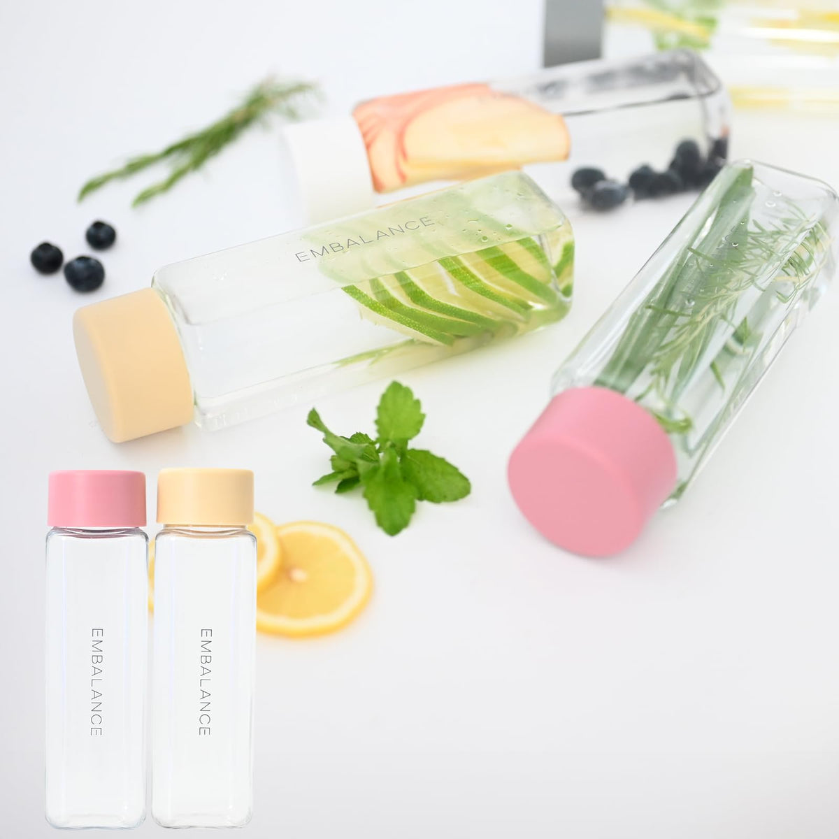 Wilmax Plastic Drink Bottle Embalance Mimosa 400ml for Daily Use