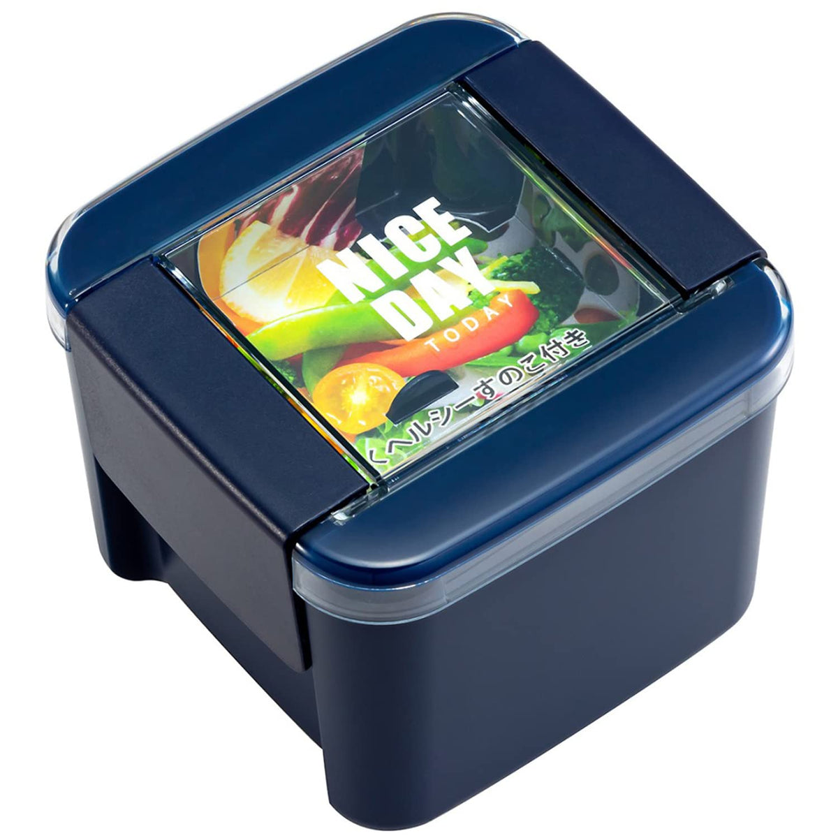 Lustroware Lunch Box Deep Type 610ml Easy Care Navy