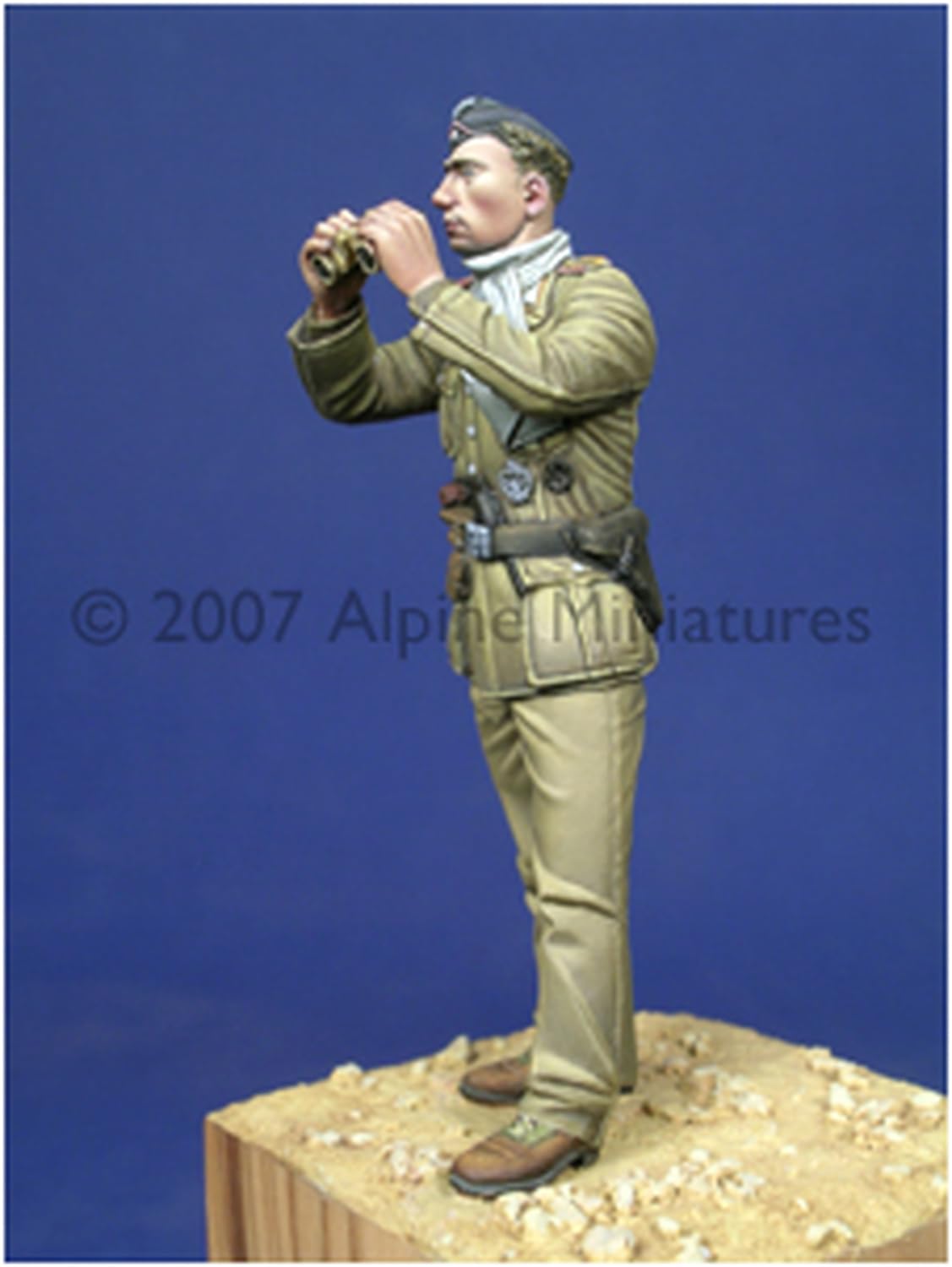 Alpine Miniatures 1/35 DAK Tank Commander Resin Kit AM35017
