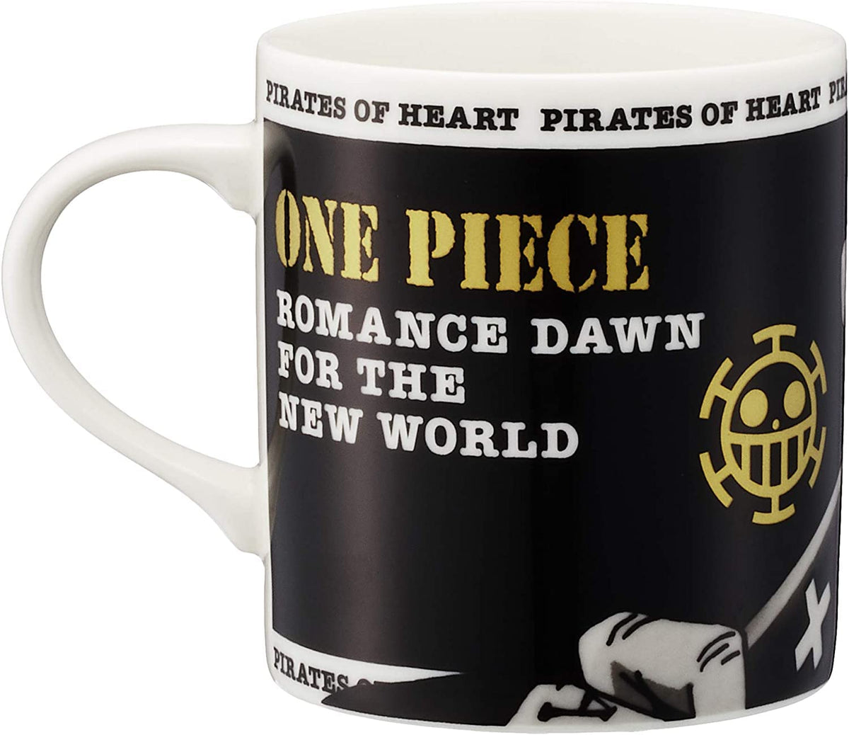 Kaneshotouki One Piece Law Monochrome Mug 8cm Collectible