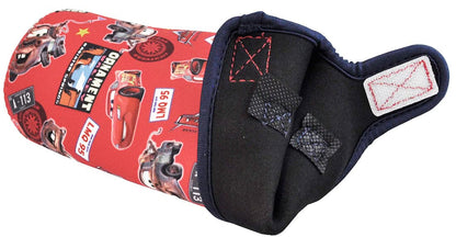 Skater Kids Water Bottle Cover with Disney Cars Design