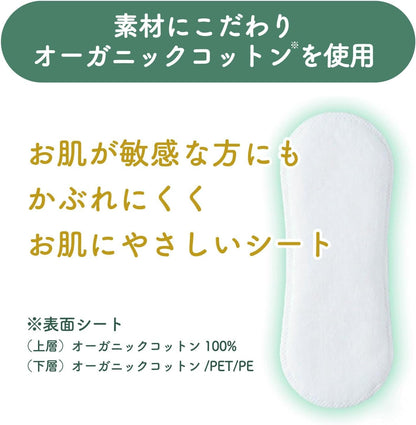 Sarasaty Organic Cotton Panty Liners 48 Count Fragrance-Free