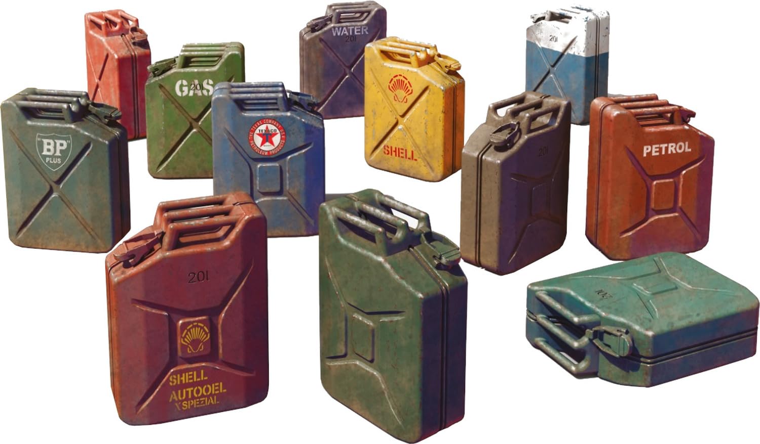 Miniart 1/24 German Jerry Can Model Kit 20L Scale Model