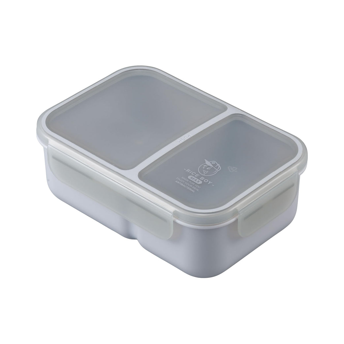 CB JAPAN Rice Boy MAX Lunch Box 1300ml Antibacterial Light Gray