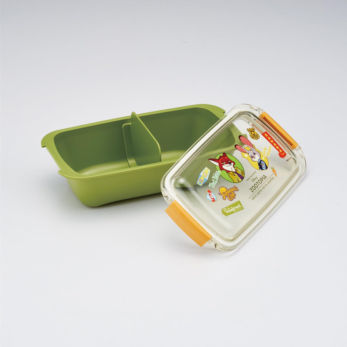 Skater Biomass Lunch Box 530ml Easy to Clean Disney Zootopia Design