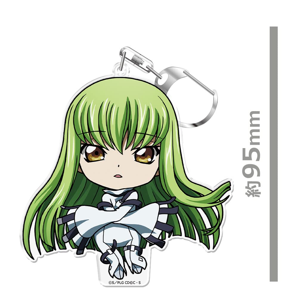 azumaker C.C. Keychain with Stand from Code Geass Collectible