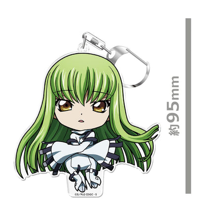 azumaker C.C. Keychain with Stand from Code Geass Collectible