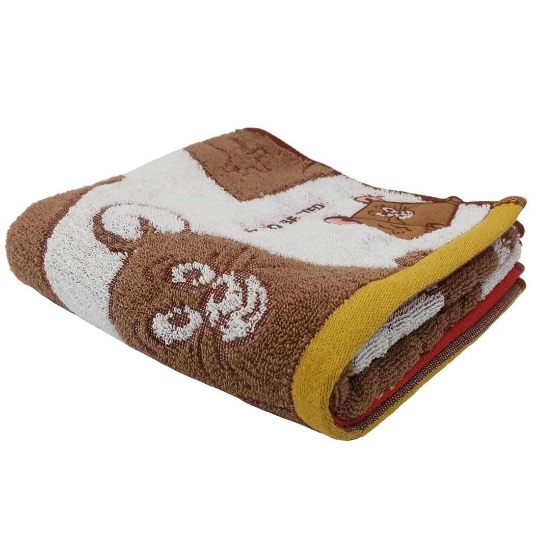 Marushin Face Towel Tom and Jerry Embroidered Antibacterial Cotton
