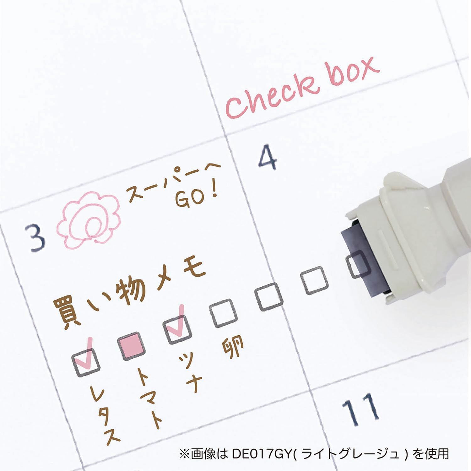 Kutsuwa Stamp Pen Kururo Light Gray for Creative Projects