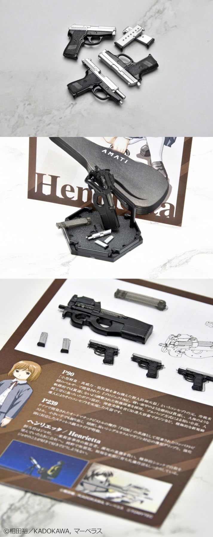 TOMYTEC Little Armory Gun Slinger Girl Henrietta 1/12 Scale Kit