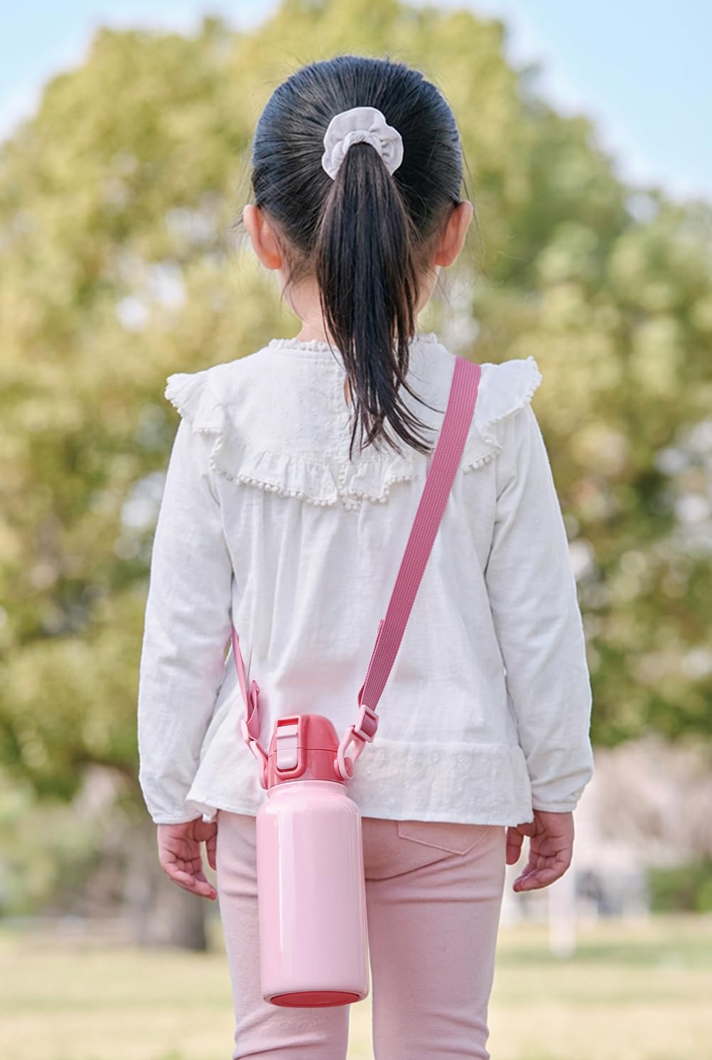 Skater Kids Water Bottle 600ml with Sanrio Kuromi Design