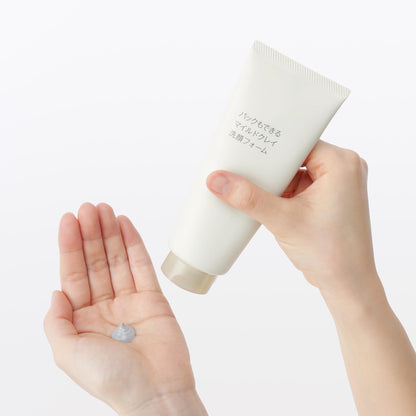 MUJI Mild Clay Cleansing Foam for Gentle Cleansing 150g