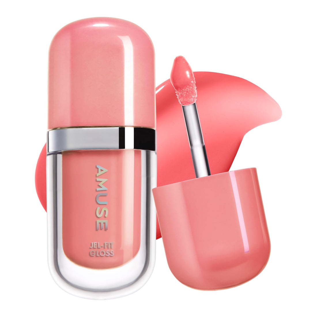 AMUSE Gel Fit Gloss Honey Peach 5ml Lightweight Lip Gloss