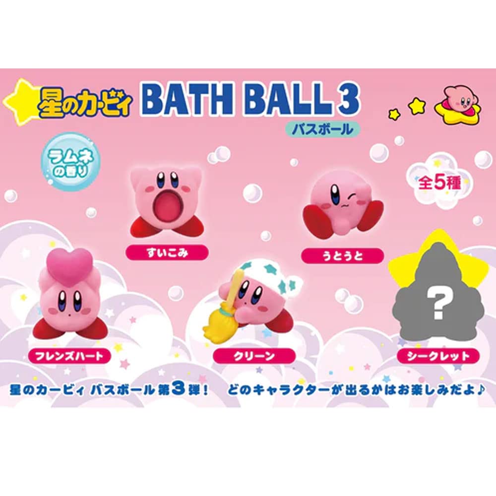SK Japan Kirby Bath Ball 75g with Refreshing Ramune Scent
