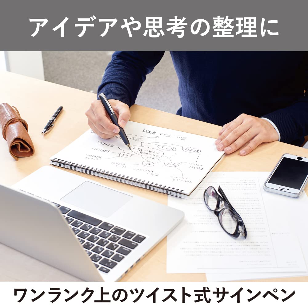 ZEBRA Water-Based Sign Pen with Black Ink for Smooth Writing