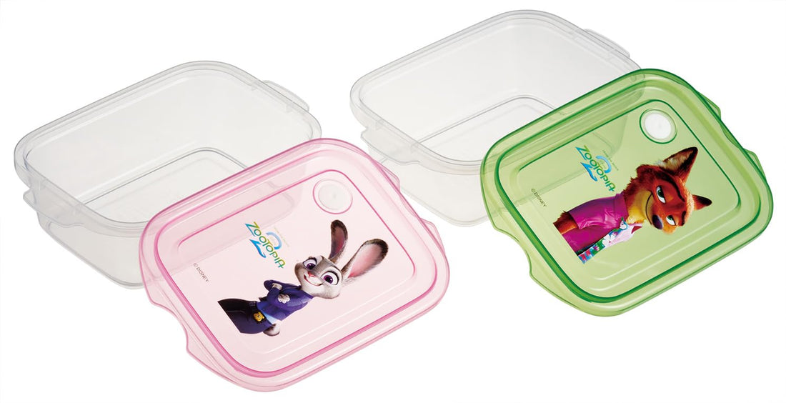Skater Seal Container Set 500ml Made in Japan Disney Zootopia 2 Pack