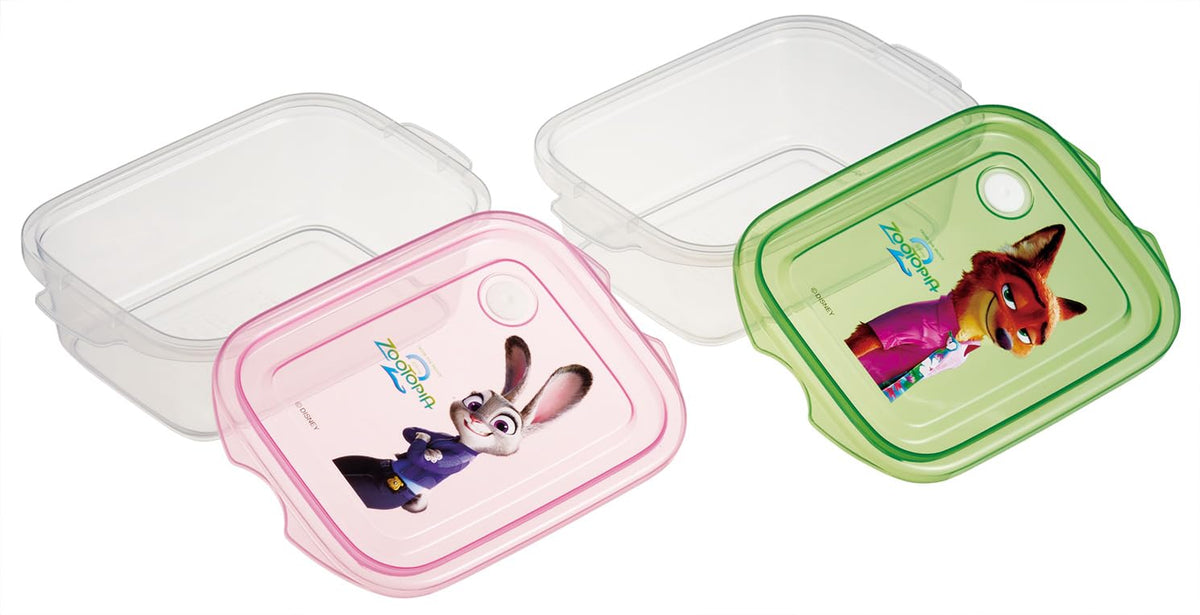 Skater Seal Container Set 500ml Made in Japan Disney Zootopia 2 Pack