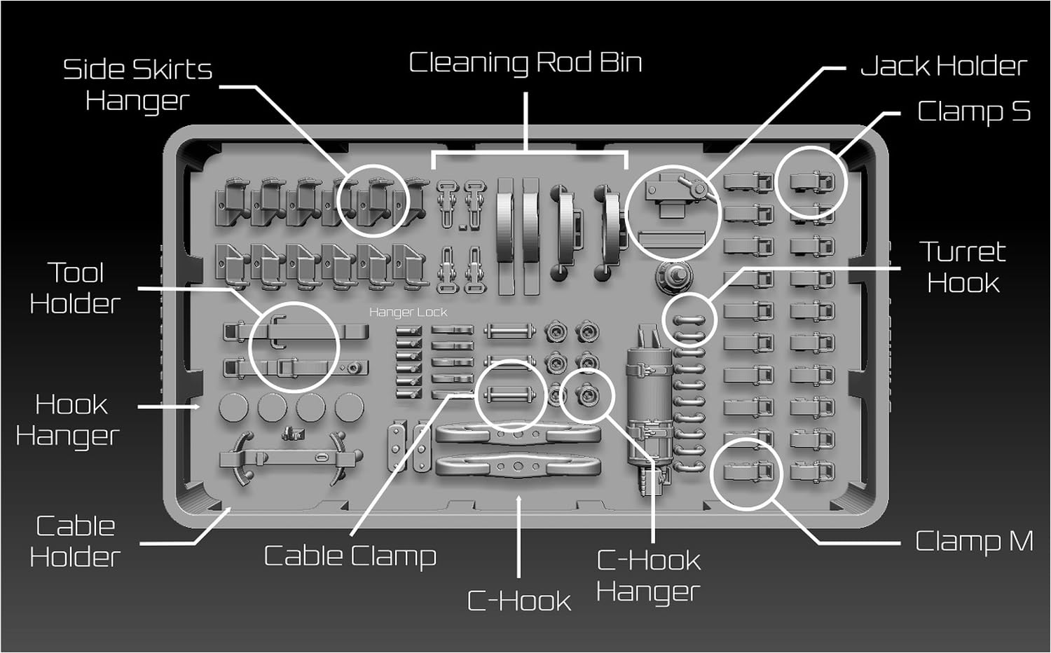 BSK Model 1/35 German Panther G Tank Detail Parts Set