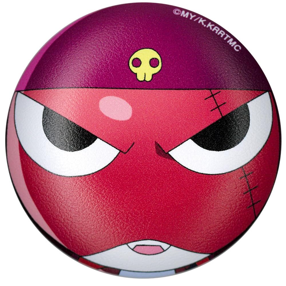 eyeup Keroro Gunso Plush Badge Featuring Giroro Made in Japan