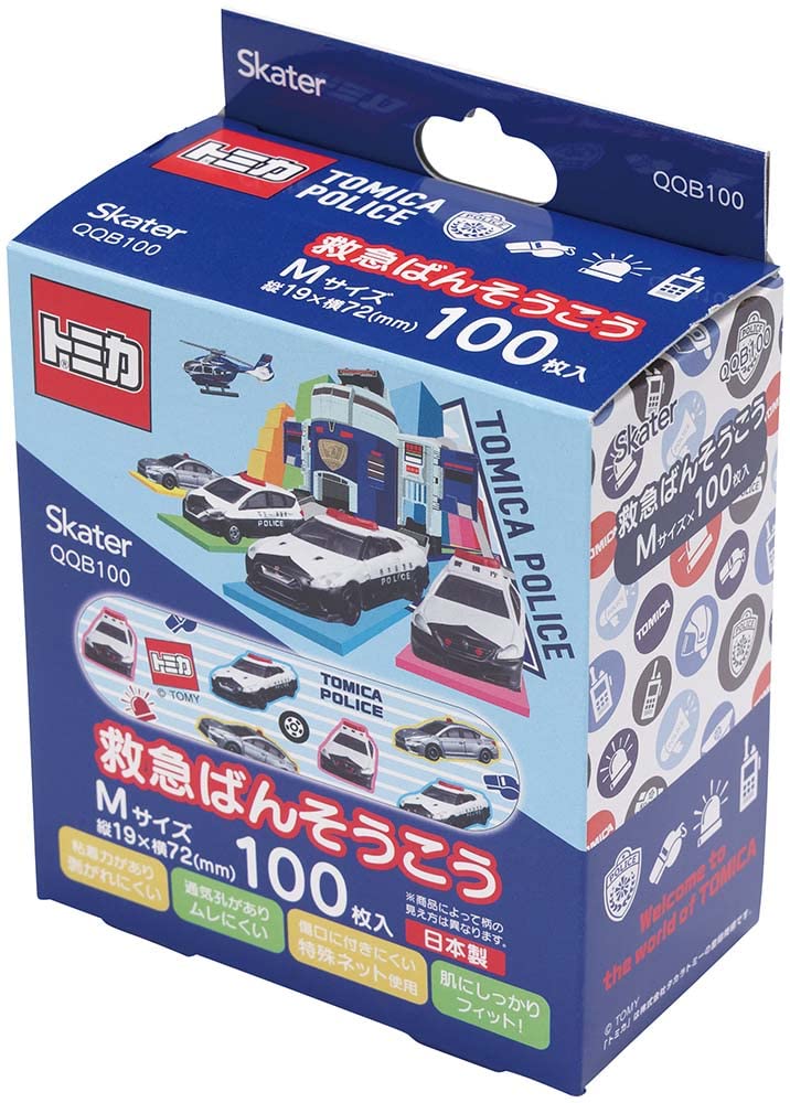 Skater Band-Aid M Size 100 Count for Everyday Use