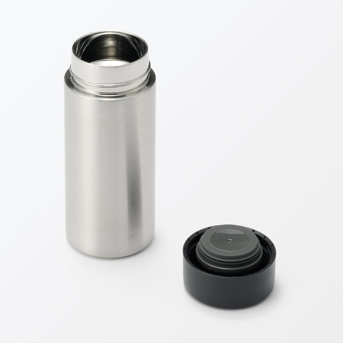 MUJI Vacuum Insulated Bottle Flat Type 350mL for Everyday Use