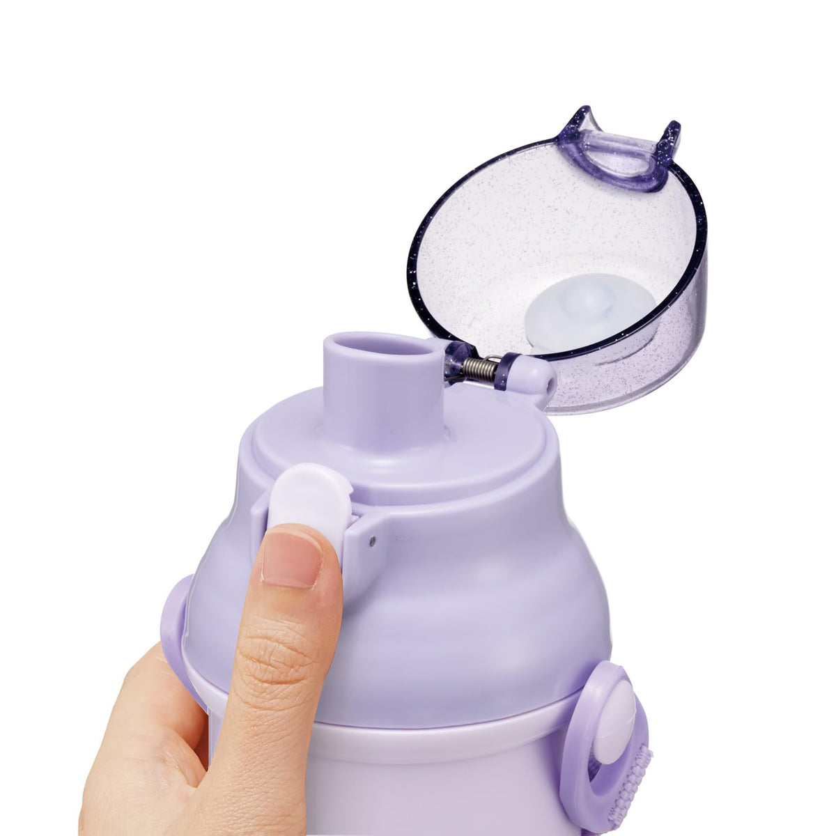 Skater Kids Water Bottle 480ml with One-Push Open Design
