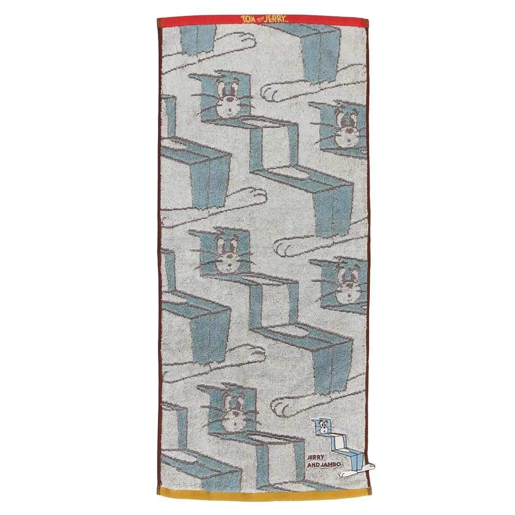 Marushin Face Towel Tom and Jerry Embroidered Cotton Antimicrobial 2 Sizes