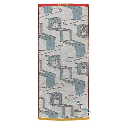 Marushin Face Towel Tom and Jerry Embroidered Cotton Antimicrobial 2 Sizes