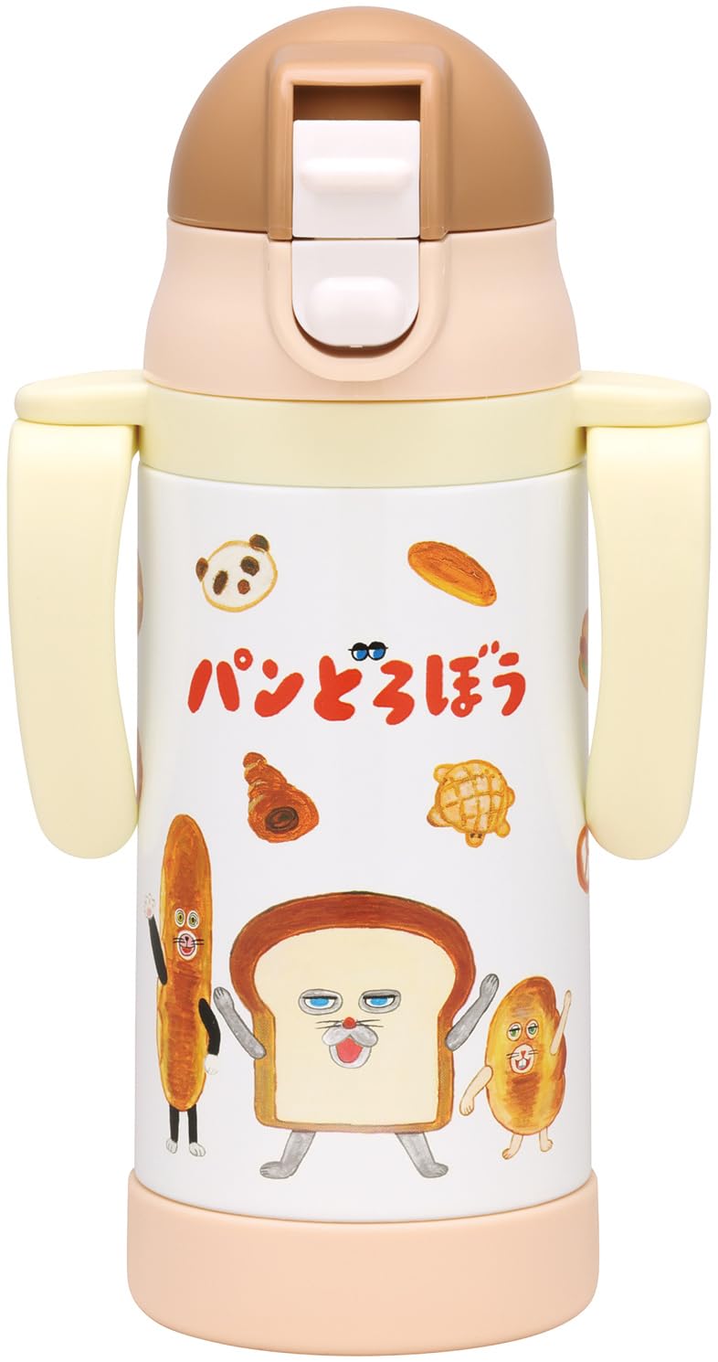Skater 2WAY Stainless Steel Baby Mug with Straw 350ml