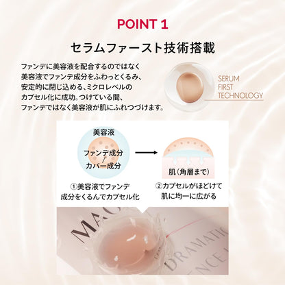 MAQUILLAGE Dramatic Essence Liquid Refill 25mL SPF50+ Japanese Skincare