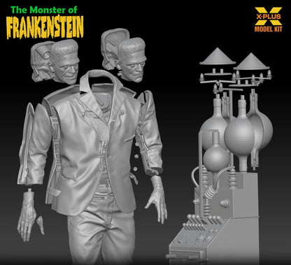 X PLUS Frankenstein Monster 1/8 Scale Unpainted Plastic Model Kit