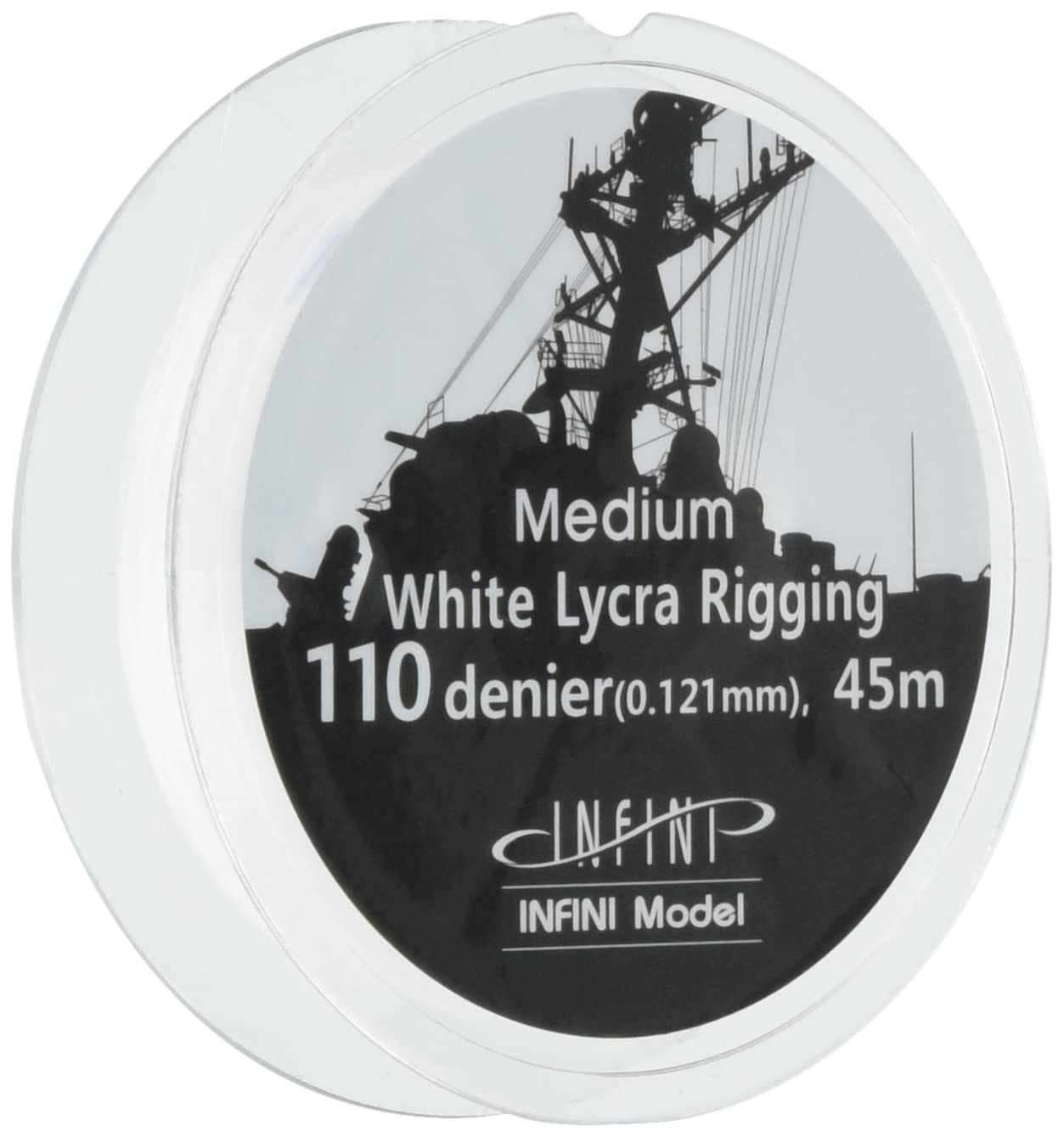 Infinity Model Medium Rigging 0.121mm Diameter 45m for Scale Models